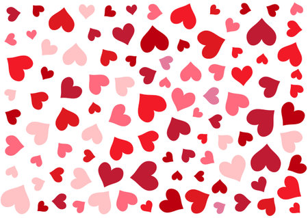 Valentines Day background with a hearts pattern design
