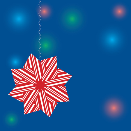 Ornament with bokeh backgroundのイラスト素材