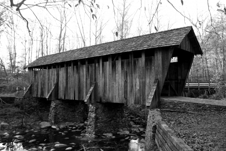 Pisgah Covered Bridgeの写真素材