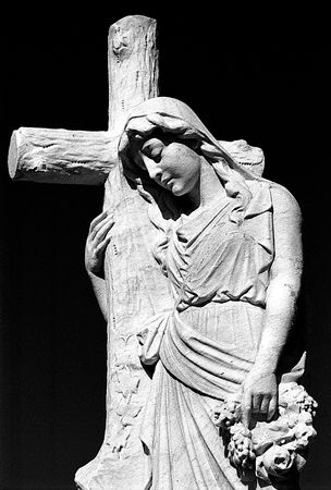 Series of Cemetery Angels and monuments from New Orleansの写真素材