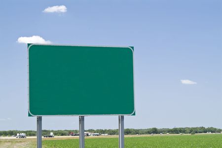 A roadside billboard or traffic sign with nothing on it. の写真素材