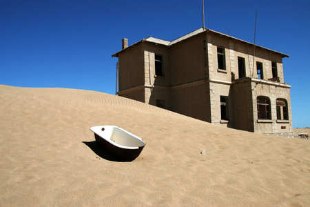Kolmanskop Ghost Town, Namibiaの写真素材