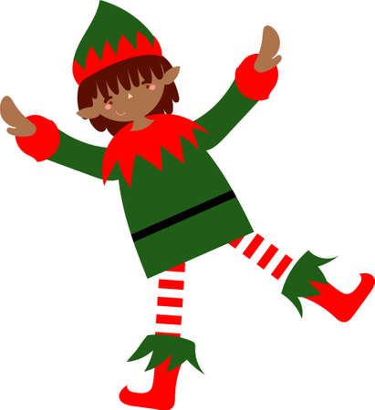 Christmas Elvesのイラスト素材