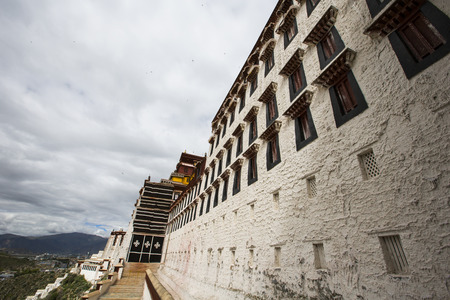 Potala Palace in Lhasa, Tibetのeditorial素材