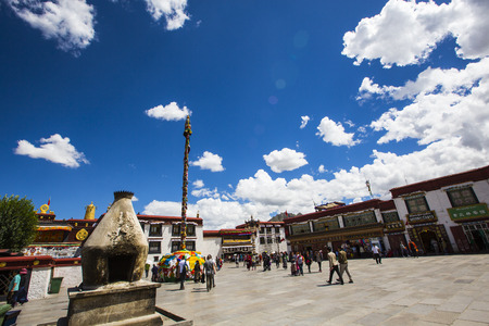 Jokhang temple squareのeditorial素材