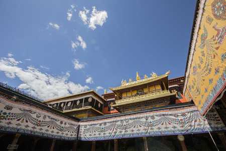 Ancient jokhang templeのeditorial素材