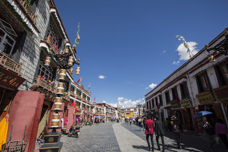 Tibet Lhasa barkhorのeditorial素材