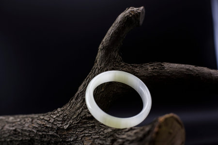 Jade with bark