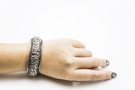 National wind copper braceletsの写真素材