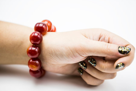 Agate braceletの写真素材