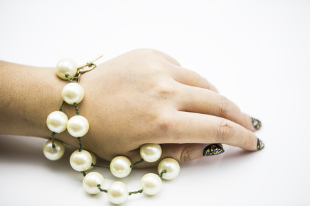 Pearl chainの写真素材