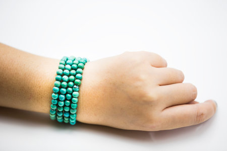 Turquoise Bracelet Necklaceの写真素材