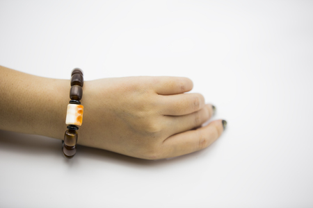 Lapis lazuli, Horn braceletsの写真素材