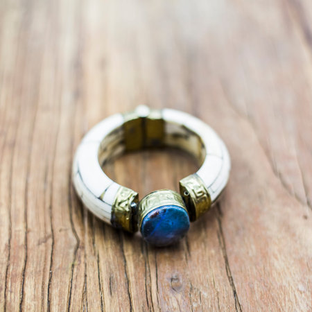 Ivory Sapphire braceletの写真素材