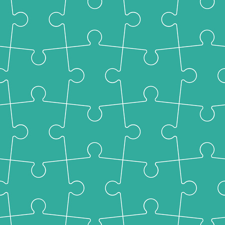 seamless pattern of puzzleのイラスト素材