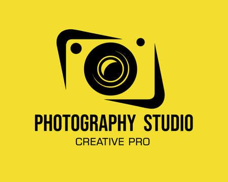 Logo photography template designのイラスト素材
