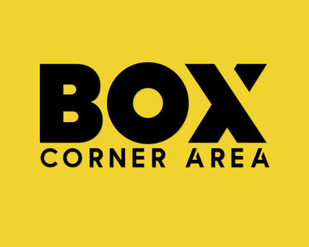 Box corner area  design vectorのイラスト素材