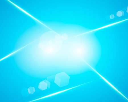 Gradient background with blue light effectの写真素材
