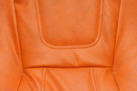 leather texture, orange background skinの写真素材