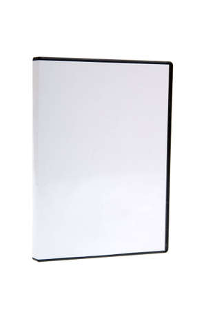 blank case DVD / CD white backgroundの写真素材