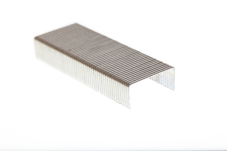 Staples isolated on white background 