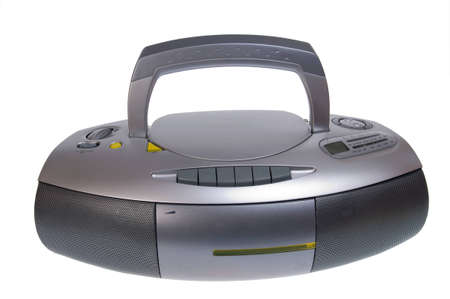 Audio mini-system, radio, player - isolated on white
の写真素材