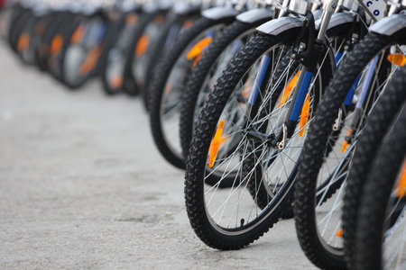 Lots of bicycles