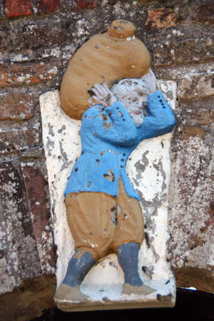 Keystone in Veere (Holland)の写真素材