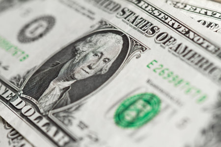 close up dollar banknote