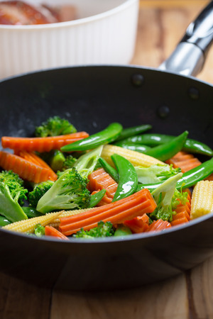 stir fried vegetable with cheeseの写真素材