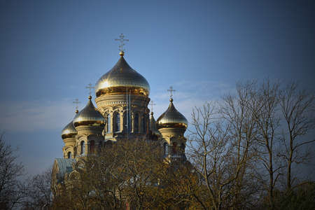St. Nicholas Russian Orthodox Naval Cathedral, Latviaの写真素材
