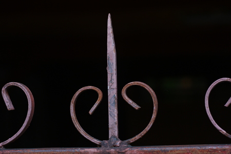 sharp metal shapeの写真素材
