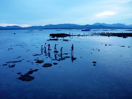 Looking for craps at low tide