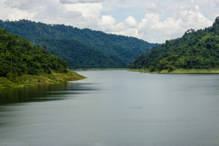 Dam in Thailandの写真素材