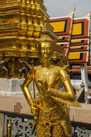Kinnari Wat Phra Kaew,Thailandの写真素材