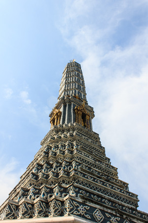 pagoda in wat prakaew ,Bangkok Thailandの写真素材