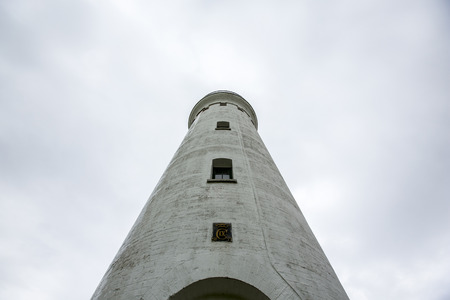 Lighthouse at stevns in denmarkの写真素材