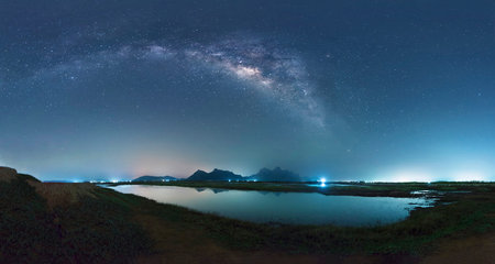 Milky Way Thailandの写真素材