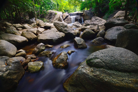 Waterfall in western Thailand, at Ratchaburi province Thailand.の写真素材