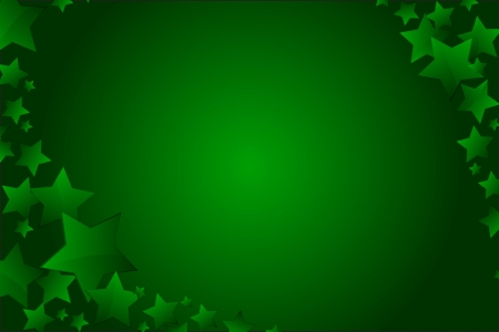 Vector christmas background stars green color copy spaceのイラスト素材