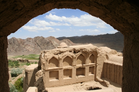 Charanak ancient village in Iranの写真素材