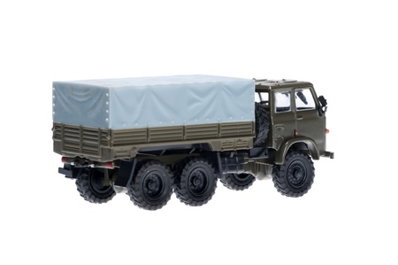 big truck on white background.の写真素材