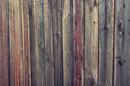 A fence of boards as a background の写真素材