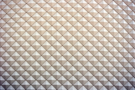 Modern architectural design consisting of squares and triangles.の写真素材