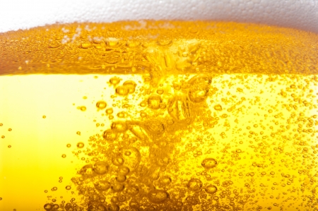 Pouring beer into a mug.の写真素材