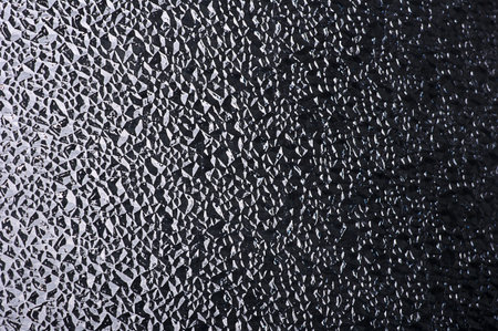 Rough surface on the glass.