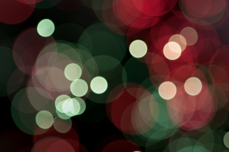 Many colored and blurred lights.の写真素材
