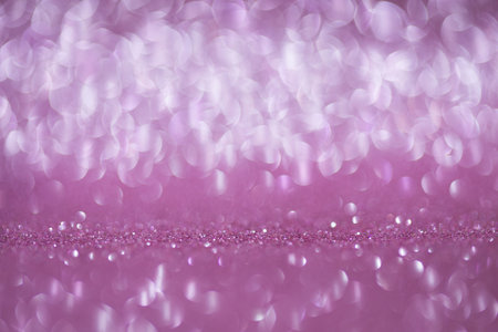 pink glitter vintage lights background.bokeh light abstract.の写真素材