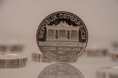 Silver Coin Vienna Philharmoniker One Ounce with 1.5 Euro Value