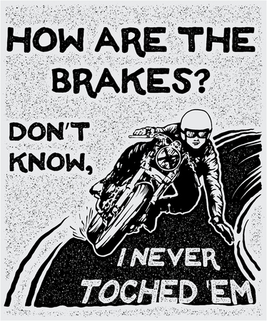 Silhouette biker driving a motorcycle.のイラスト素材